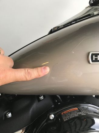 First scratch!