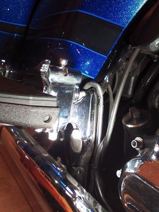 Mounted on floor boards