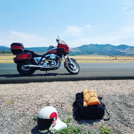 What a great photo op! 
Wrong. Broke down. Waiting tow.