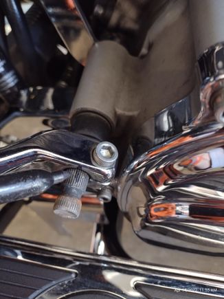 Marking the shifter shaft and the pedal lever