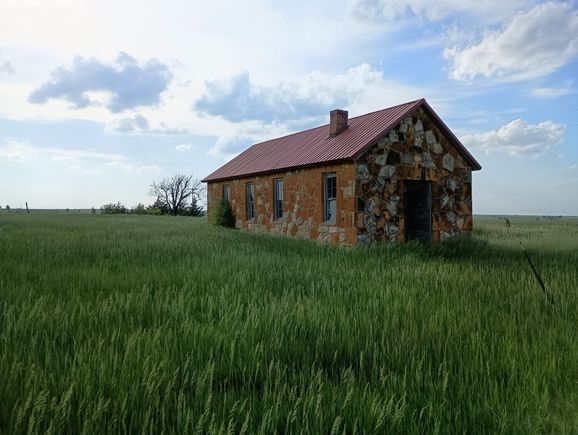 I found this old school house while traveling gravel roads.