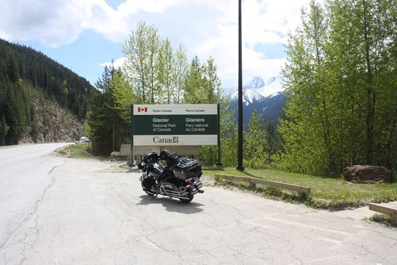 The Canadian Glacier Park in BC.