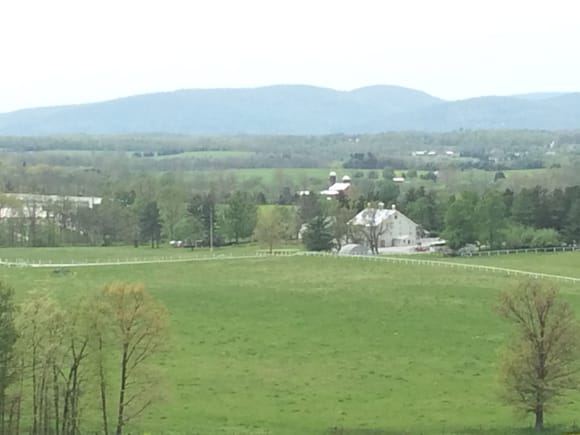 Eisenhower's farm next to the battlefield