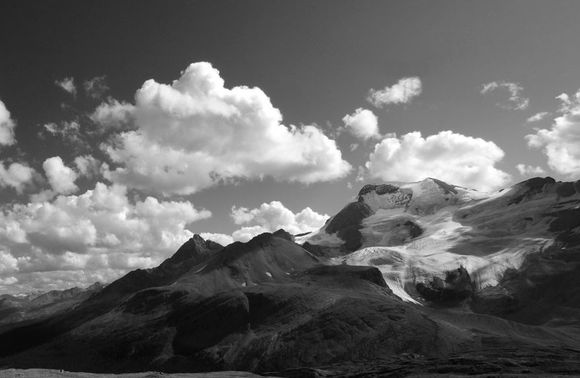 This is the view from the campground… Mount Athabasca… You can make it all the way to the top. It’s just basically a walk… But it’s all on ice… So you will need crampons and a guide…
