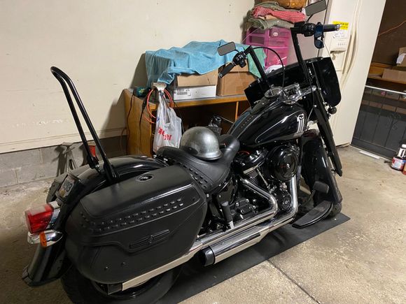 Harley Tall, Rigid sissy bar for Softails 18 +