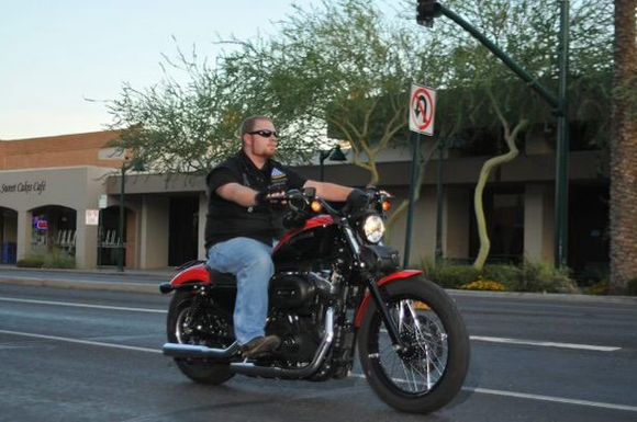 My old Nightster and I in Mesa, Az in 2011