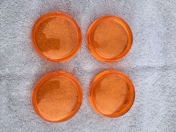 Turn signal lenses. $10.00