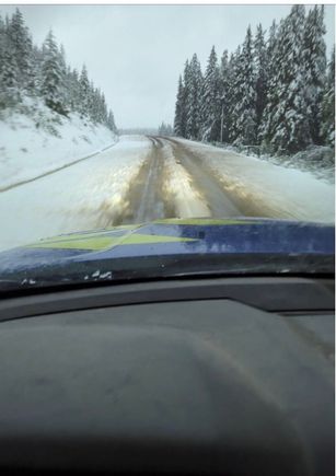 This is just south of Hinton< Alberta. My son took this pic on the way to work this morning. June 19 2023. Summers aren't as long as in Ont.
