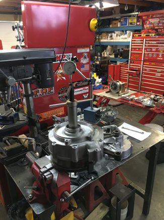 Installing the crank/bearing  to the left case