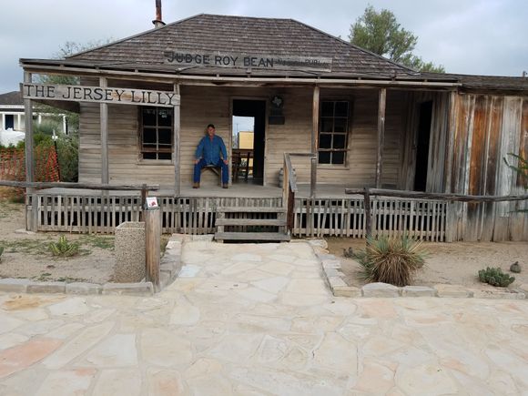 Judge Roy Beans Bar & court room.