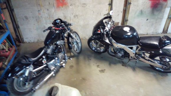 My 2 drag bikes