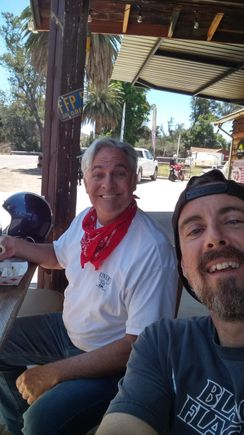 Psycho Steve and I stopping in Jamul before going shooting.