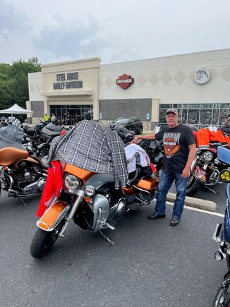 Drying laundry at Steel Horse HD
