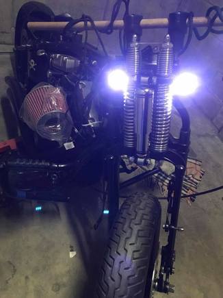 small (1") Led lights (gone use it as headlight)