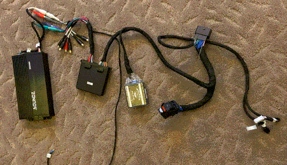 New Harness with Adapter, Amp, and Equal
