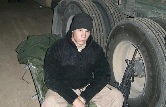 sleeping outside at FOB ceder
