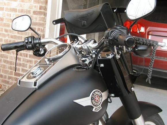 2011 Lo after adding the windshield bag and leather wraps on the levers