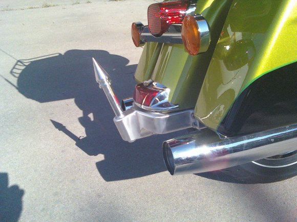 Flag Pole mount with my little stubby attached