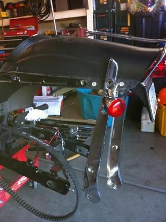 Getting ready to pull the rear fender off.