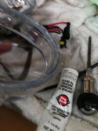 clear rtv housing back together