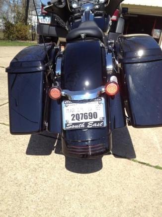 Custom Dynamics LED turn signals (smoked) - Lit up