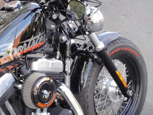 Screamin' Eagle Orange and Vivid Black