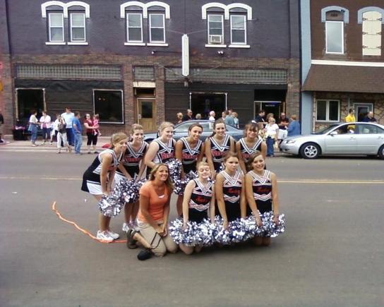 my daughters cheer leader sqaud