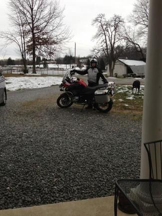 BMW in circle with me behind it