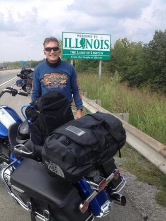 On the way to Milwaukee for the HD-110th celebration.  This was one long ass state.  Never thought it would end.