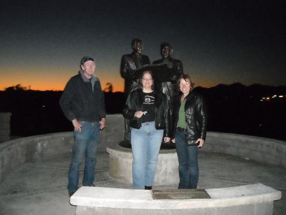 Donna, Joe and Softail Girl
