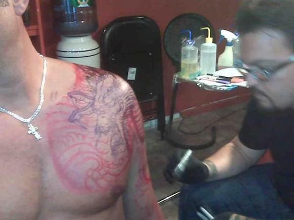 Marco Serio at work.