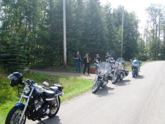 Smoke break by antler lake north east of edmonton.