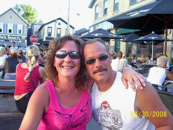 Beth &amp; I in milwaukee for the 105th