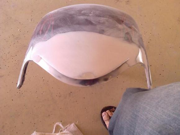 The rear taking shape