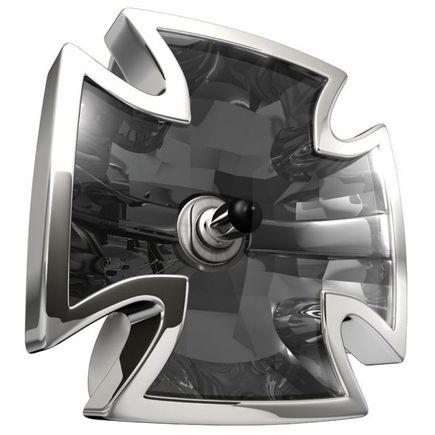 iron cross light headlight from Russ Wernimont Designs