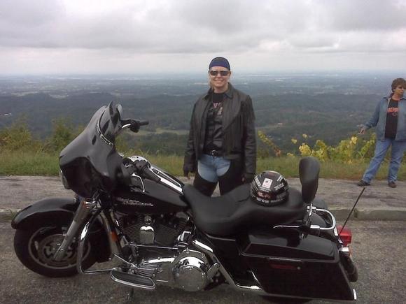 on foothills with my bike