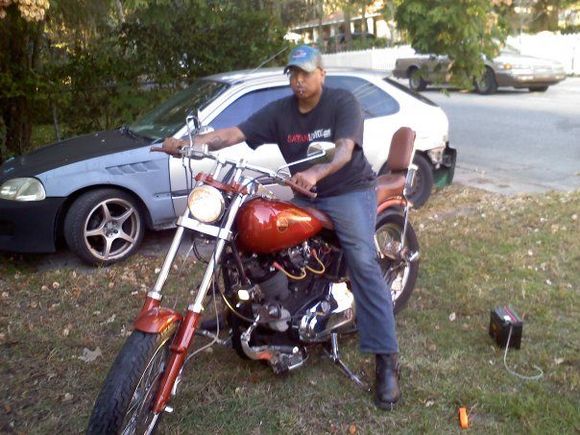 Me on the bike.