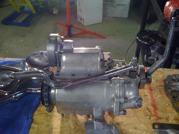 Transmission as removed. Just cleaned up. Will be a rebuild
