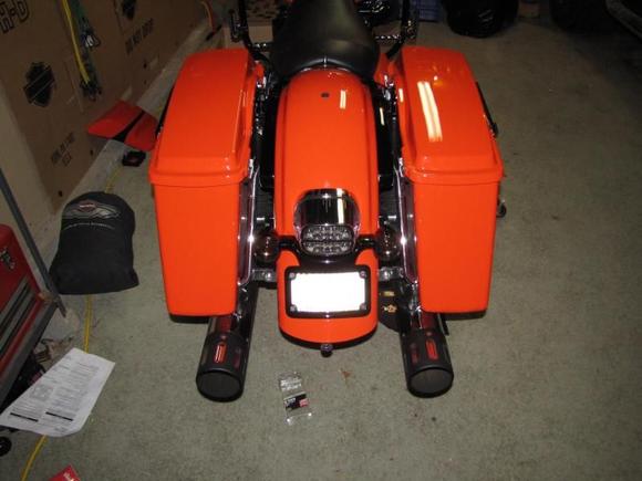 New Powder coated rear end