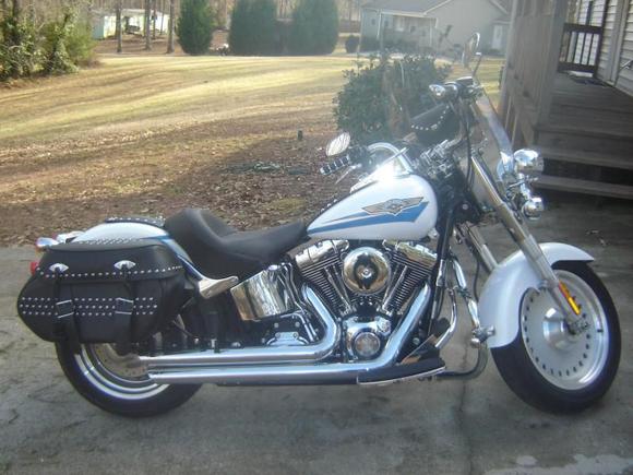 With upgrades of V&amp;H BSS, Passing lamps, Stage 1 kit, PC III and mustang vintage solo seat.