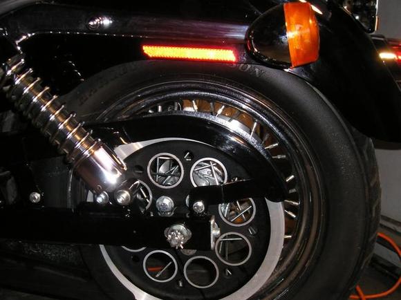Dropped 1'' with shock displacement brackets...