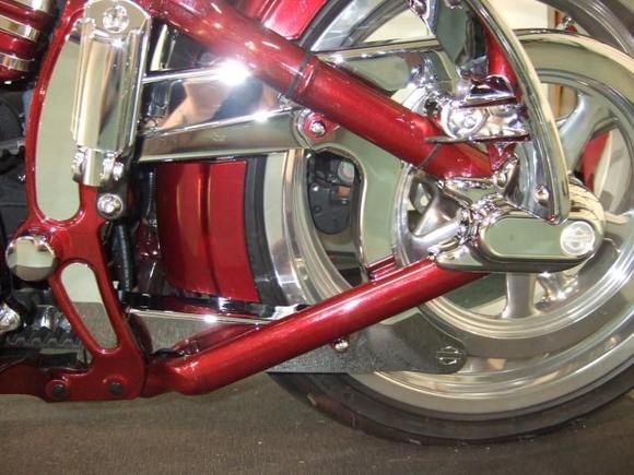 New Chrome Lower Belt Guard