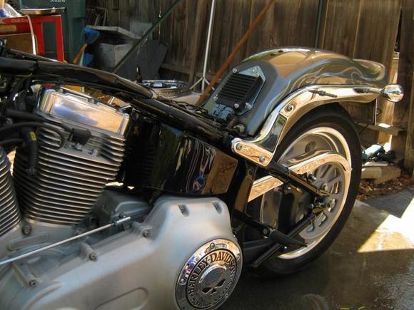 Washed all the parts that never see the light of day!