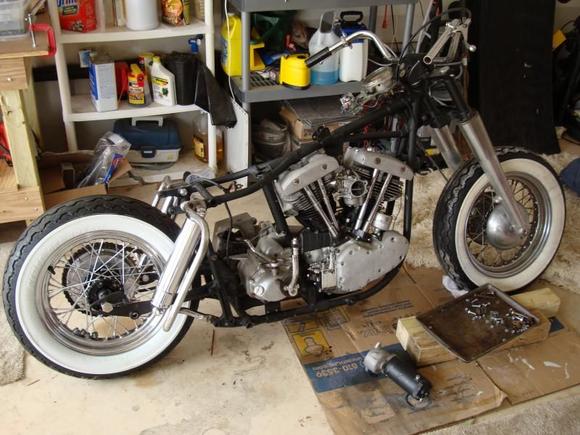 it's been sitting around like this for a while now.  I'm started to get motivated to move on this now.  Gonna slap on the starter next.