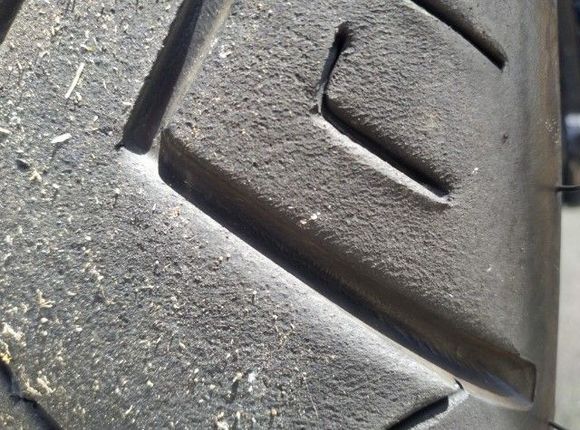 Though I'd better show the back tire too.