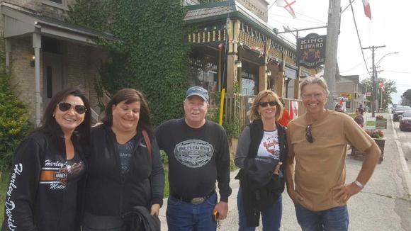 The gang at the King Edward in Ilderton, Ontario