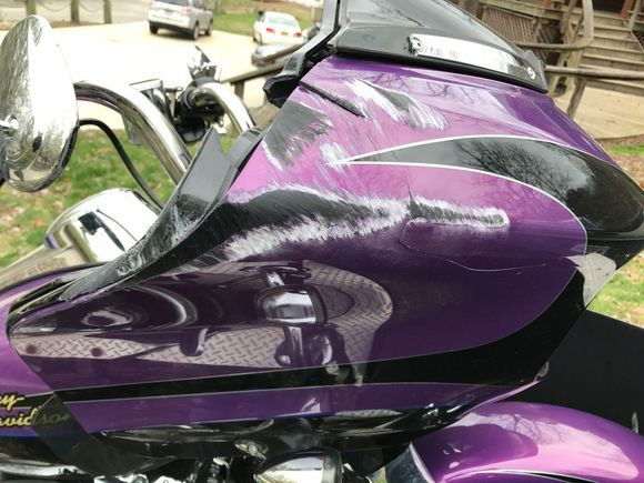 Fairing, all was custom paint, 2017 RGS