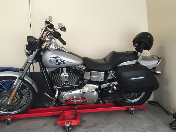 Here are the bags on the bike