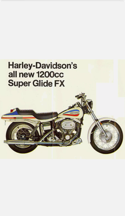 1970 FX Super glide.