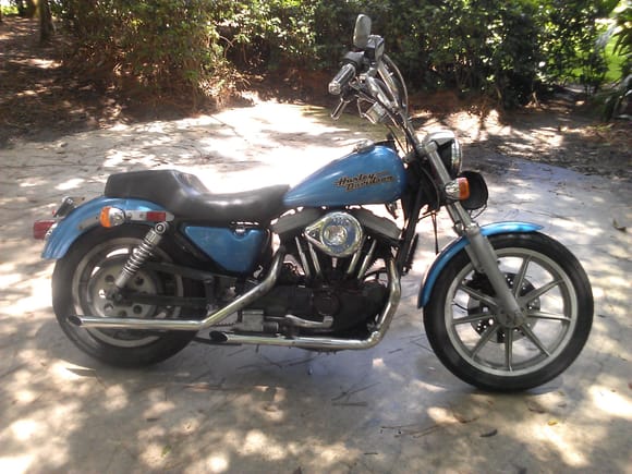 93 Sportster started out as a 883 Hugger